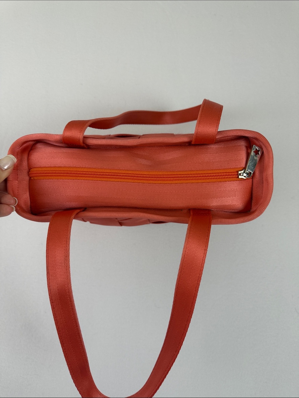 Harvey’s seatbelt coral purse handbag - Picture 4 of 11